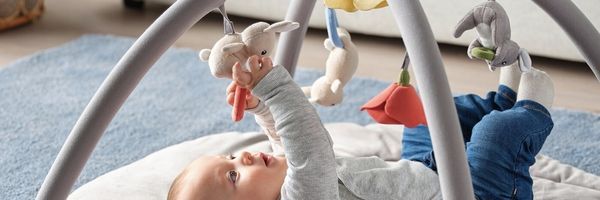 BABY GYM WOODEN «RENARD» | WITH 3 ACCESSORIES